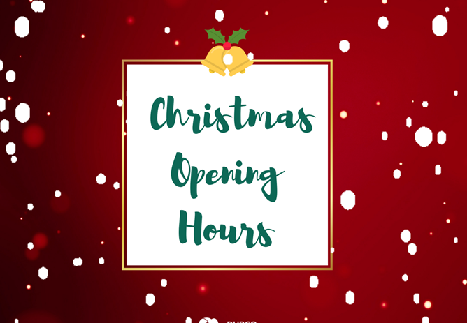Christmas Opening Hours – Dubco Ireland