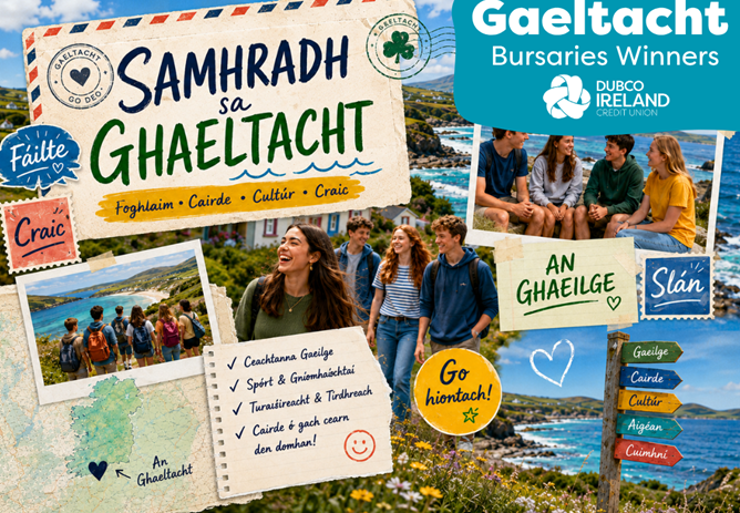 2026 Gaeltacht Bursary Winners
